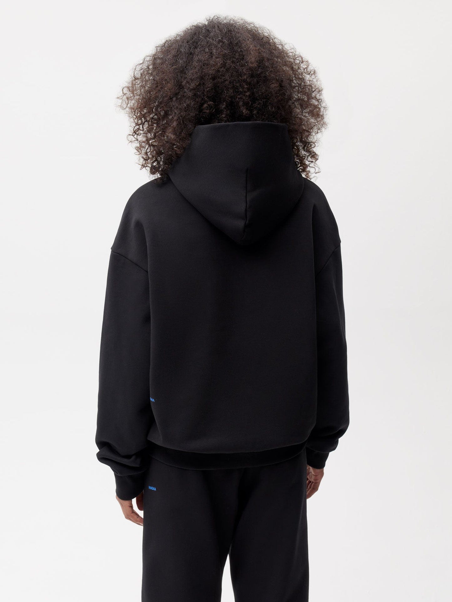 Womens In Conversion Cotton Hoodie—black