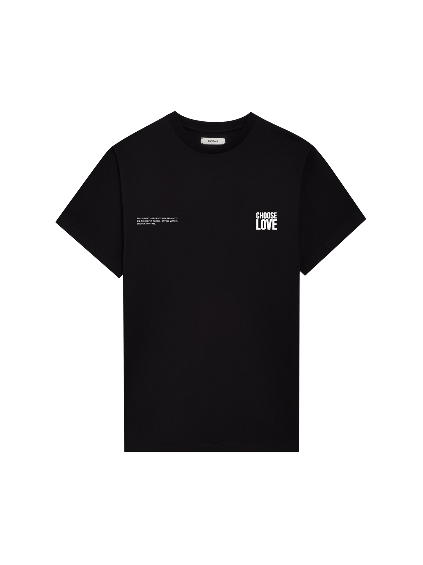 PANGAIA x Choose Love T-shirt—black