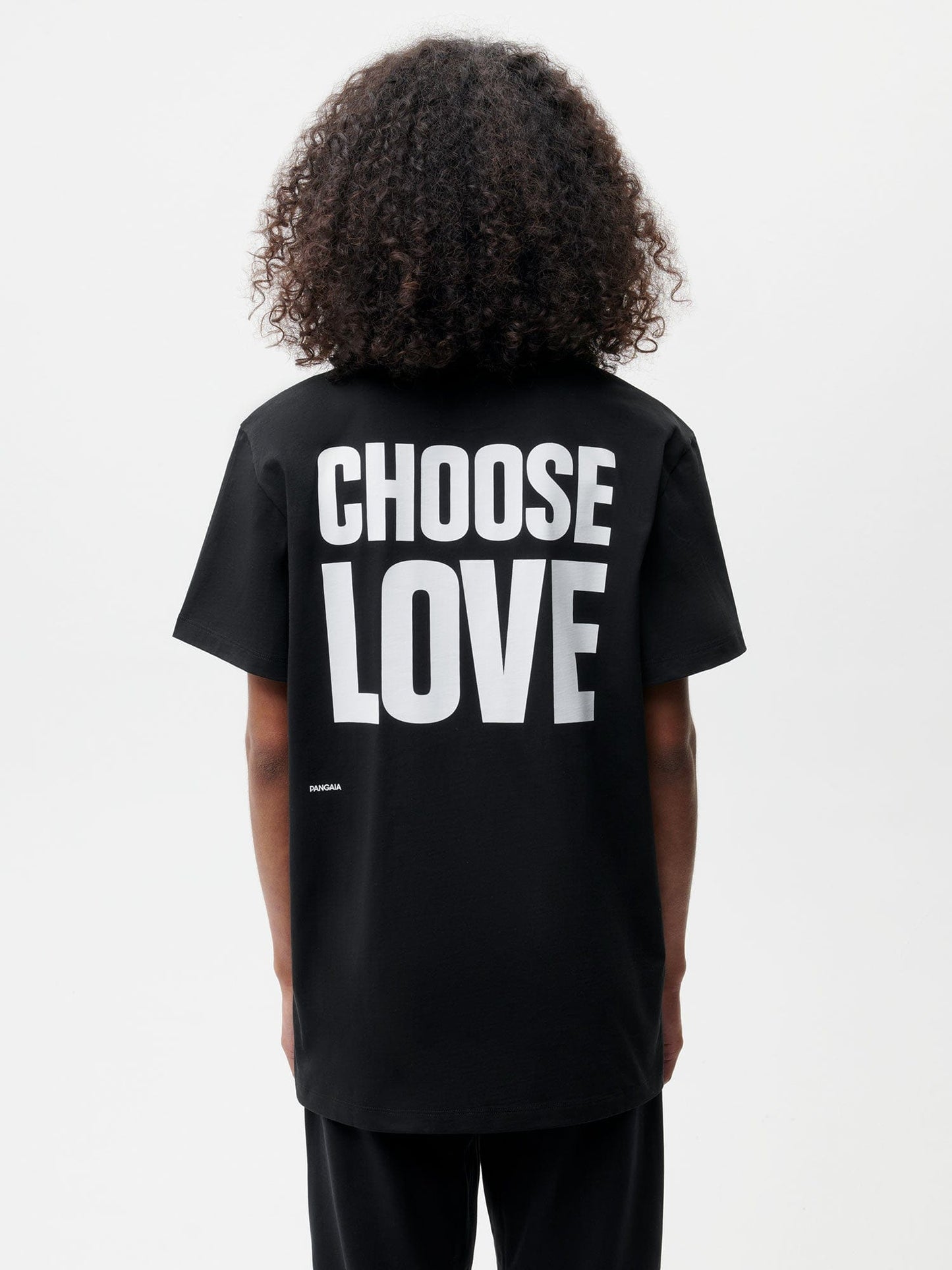 PANGAIA x Choose Love T-shirt—black