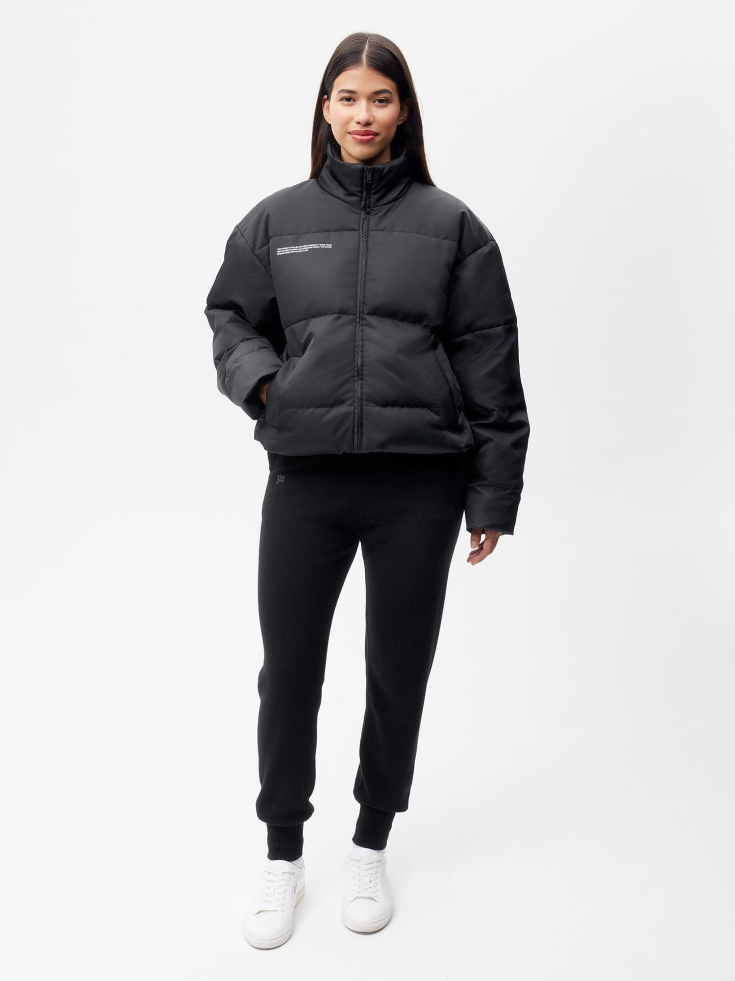Womens FLWRDWN™ Bomber Jacket—black