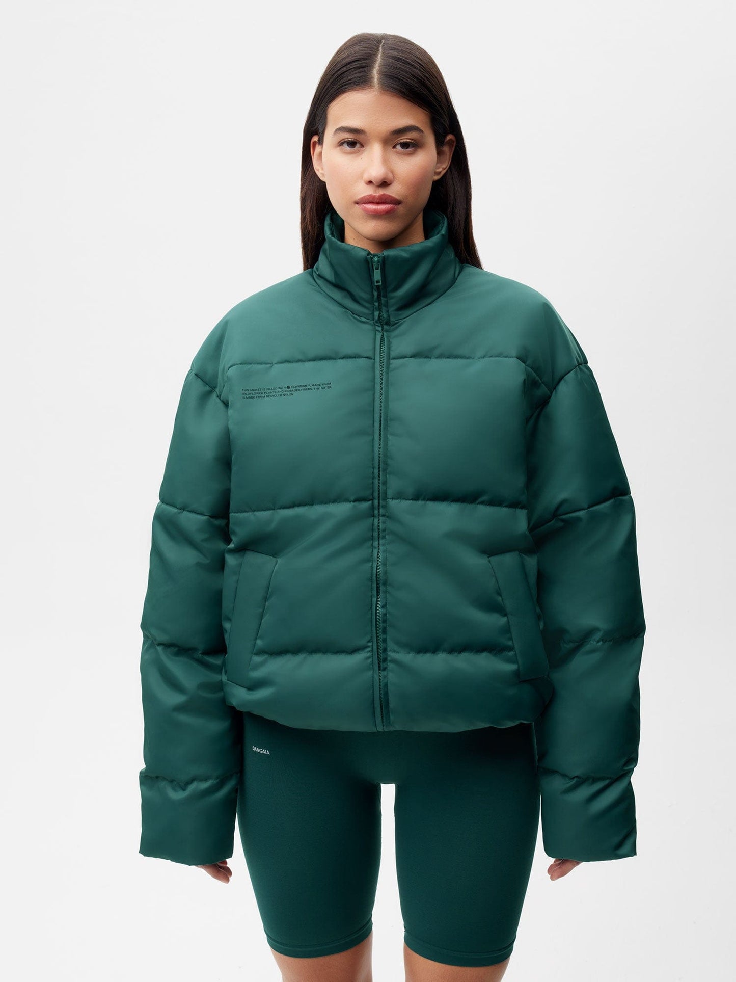 Womens FLWRDWN™ Bomber Jacket—foliage green