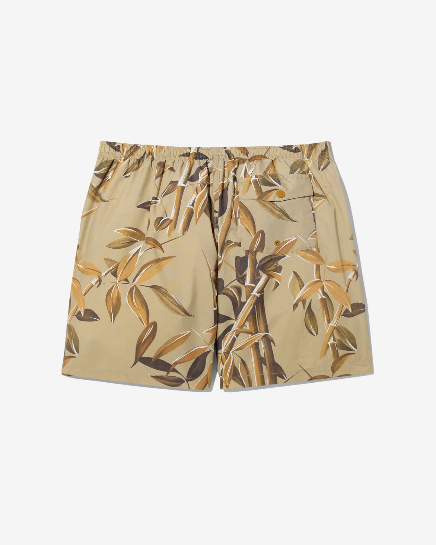 Bamboo Print Swim Trunk