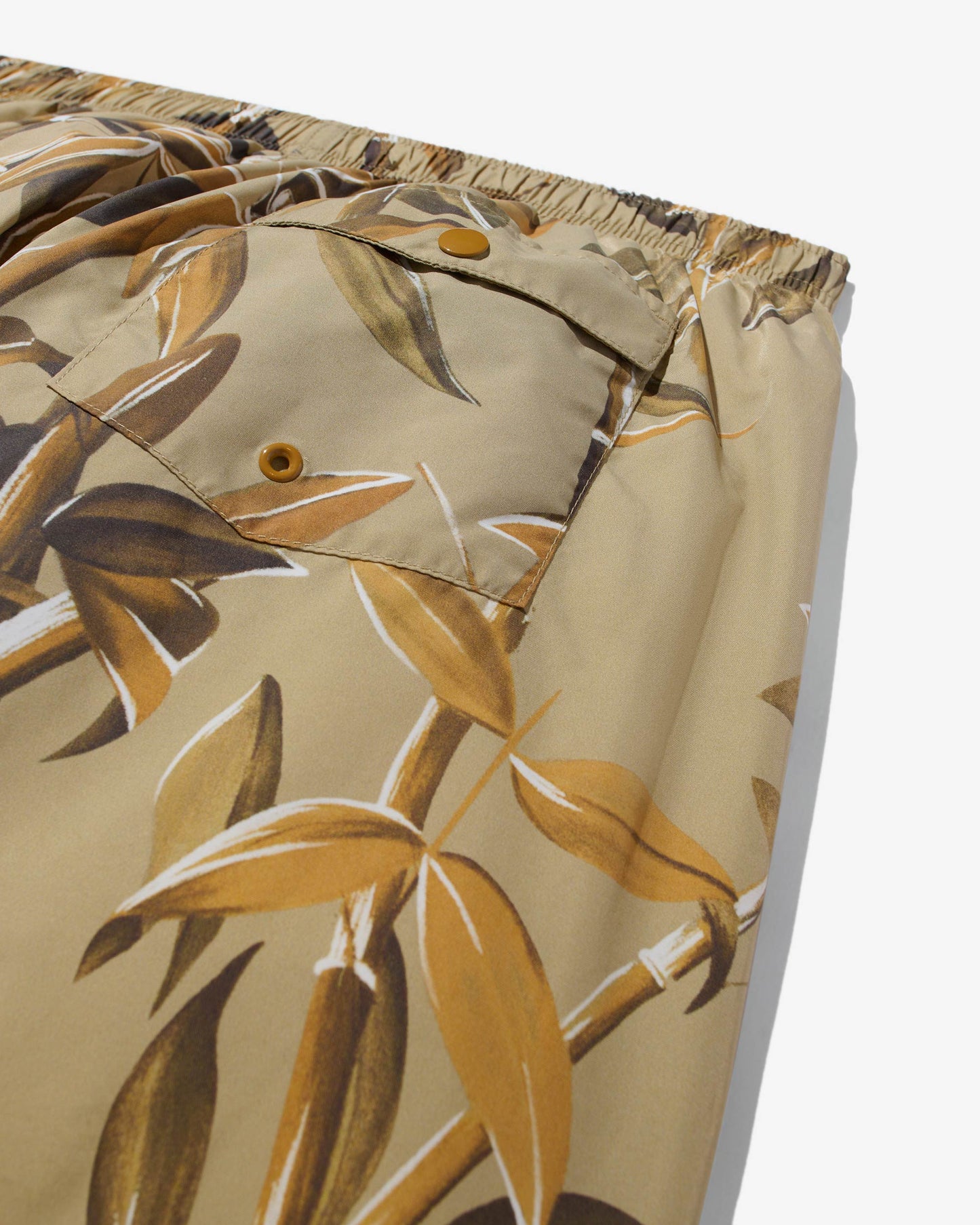 Bamboo Print Swim Trunk