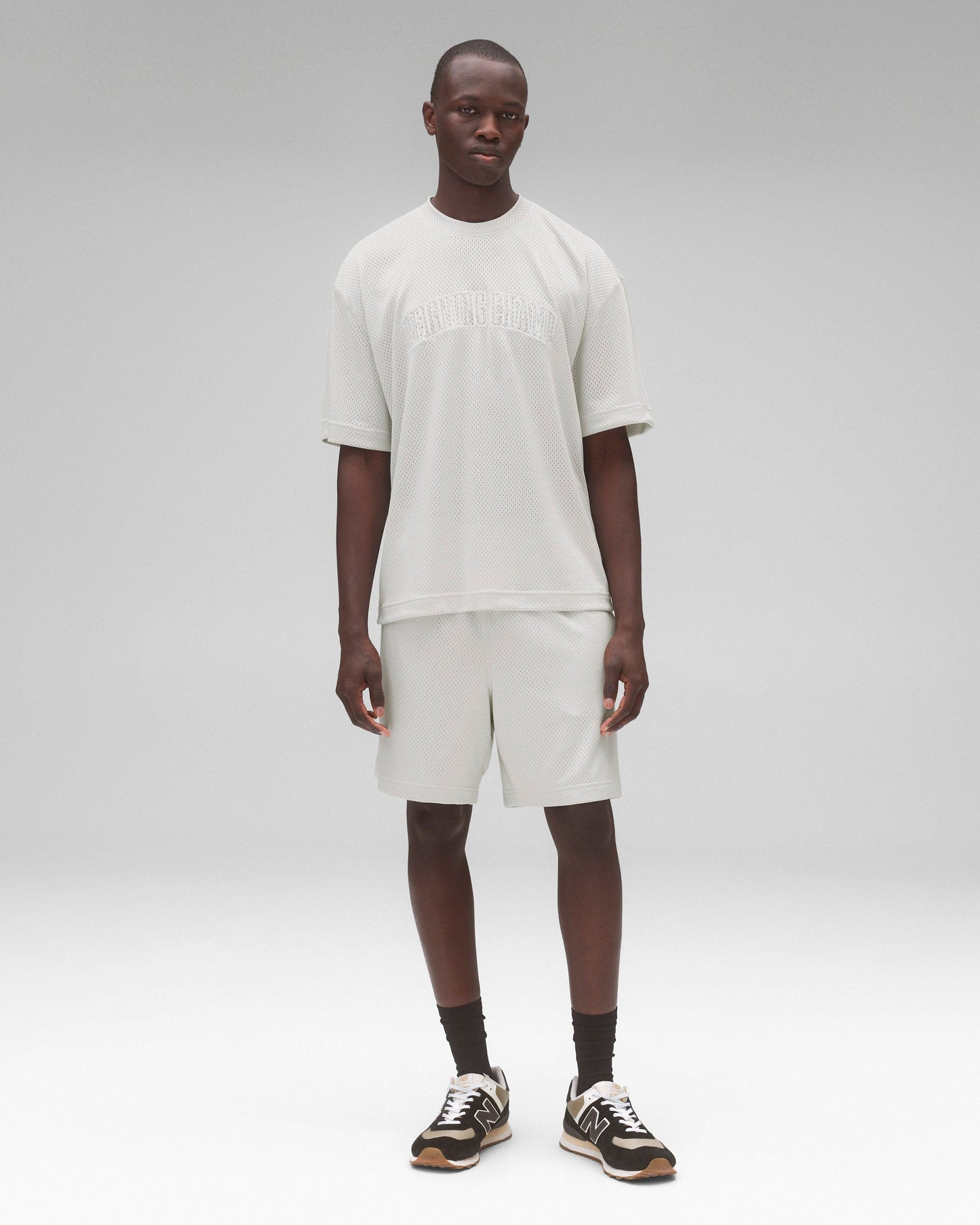Athletic Mesh Collegiate Relaxed T-Shirt