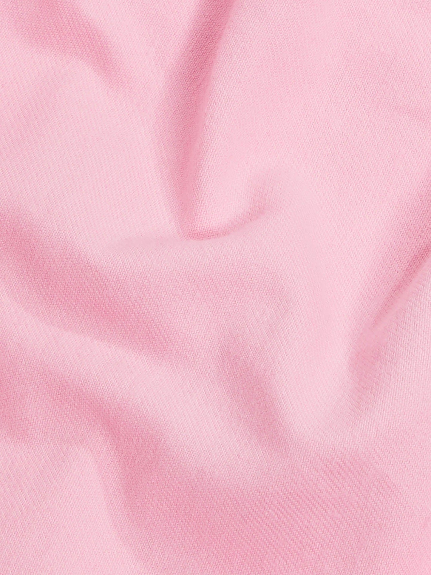 Women Denim High Rise Cropped Shorts—sakura pink