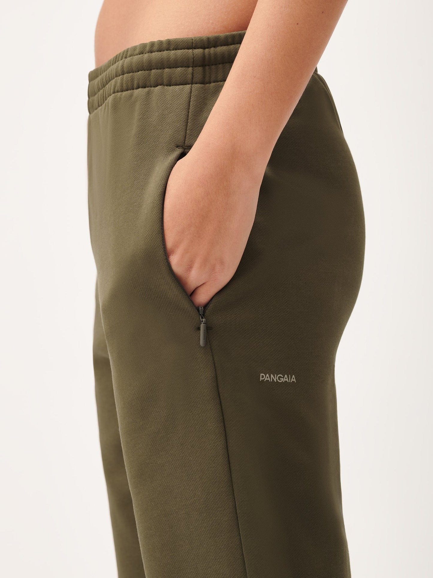 Women's Active Jersey Track Pants—soil brown