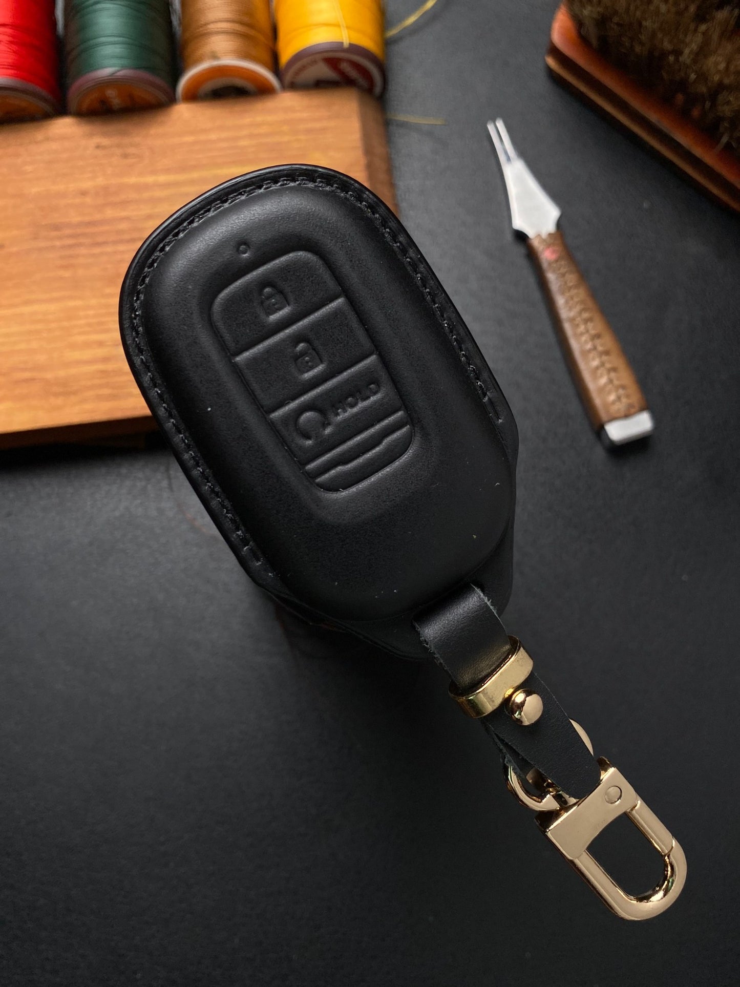Leather Key Case for HONDA HR-V (2023)