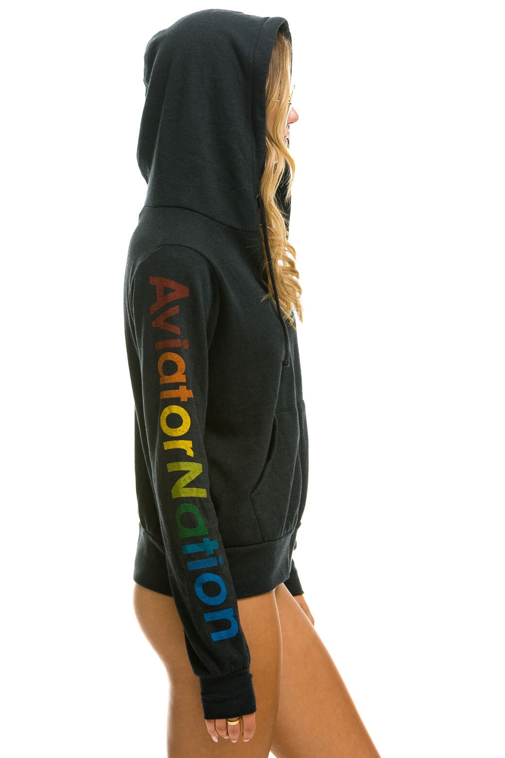 AVIATOR NATION SAN FRANCISCO HOODIE - CHARCOAL