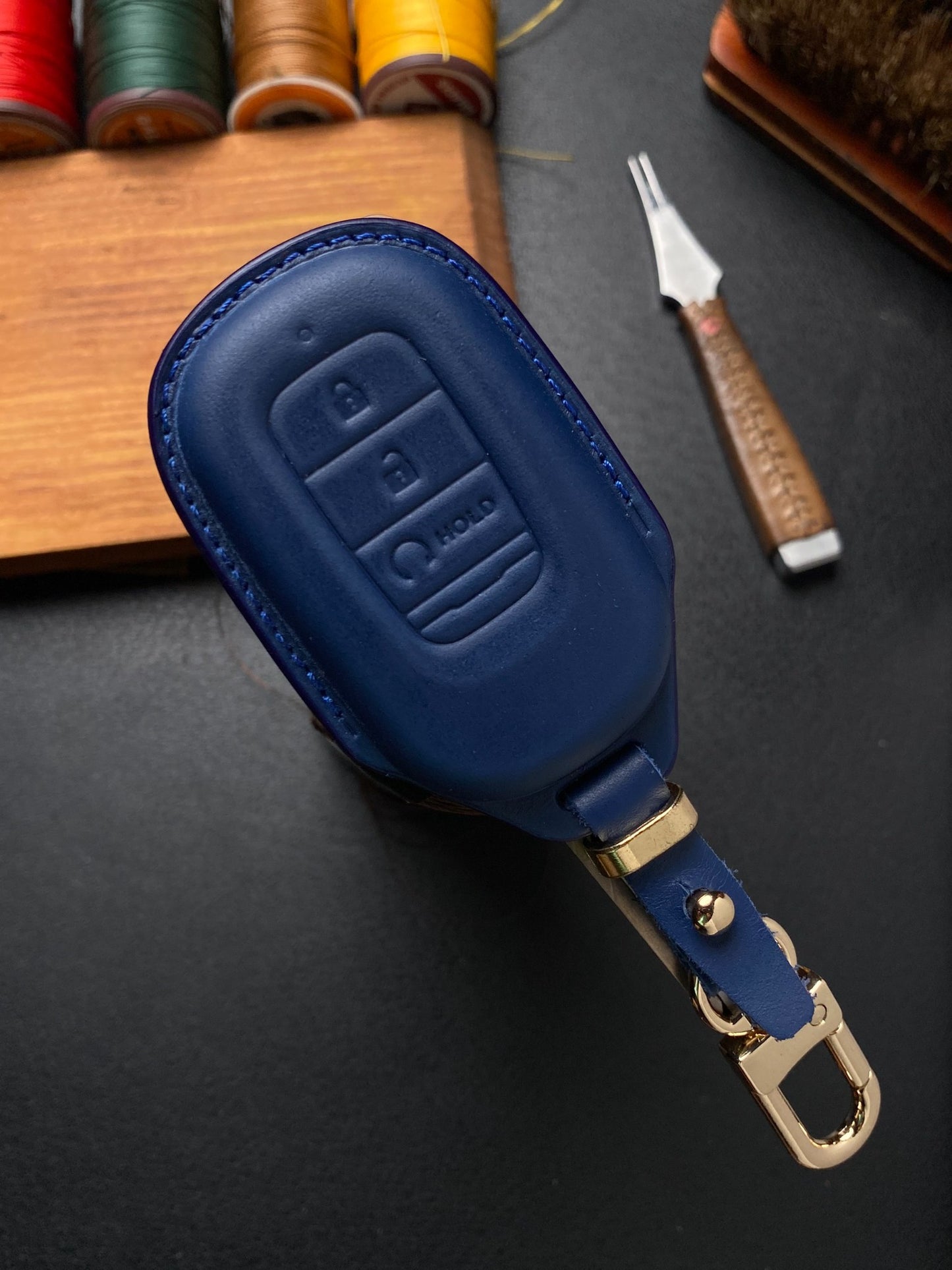 Leather Key Case for HONDA HR-V (2023)