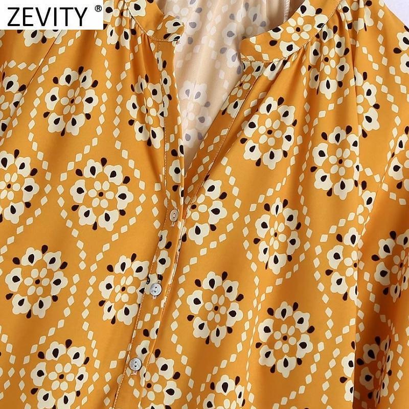 Women Vintage V Neck