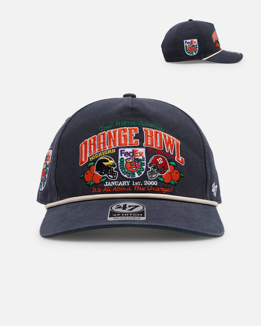47 Brand Michigan Wolverines Vs. Alabama Crimson Tide 'Vintage Bowl Game 2.0' 2000 Orange Bowl Hitch Snapback Vintage Navy