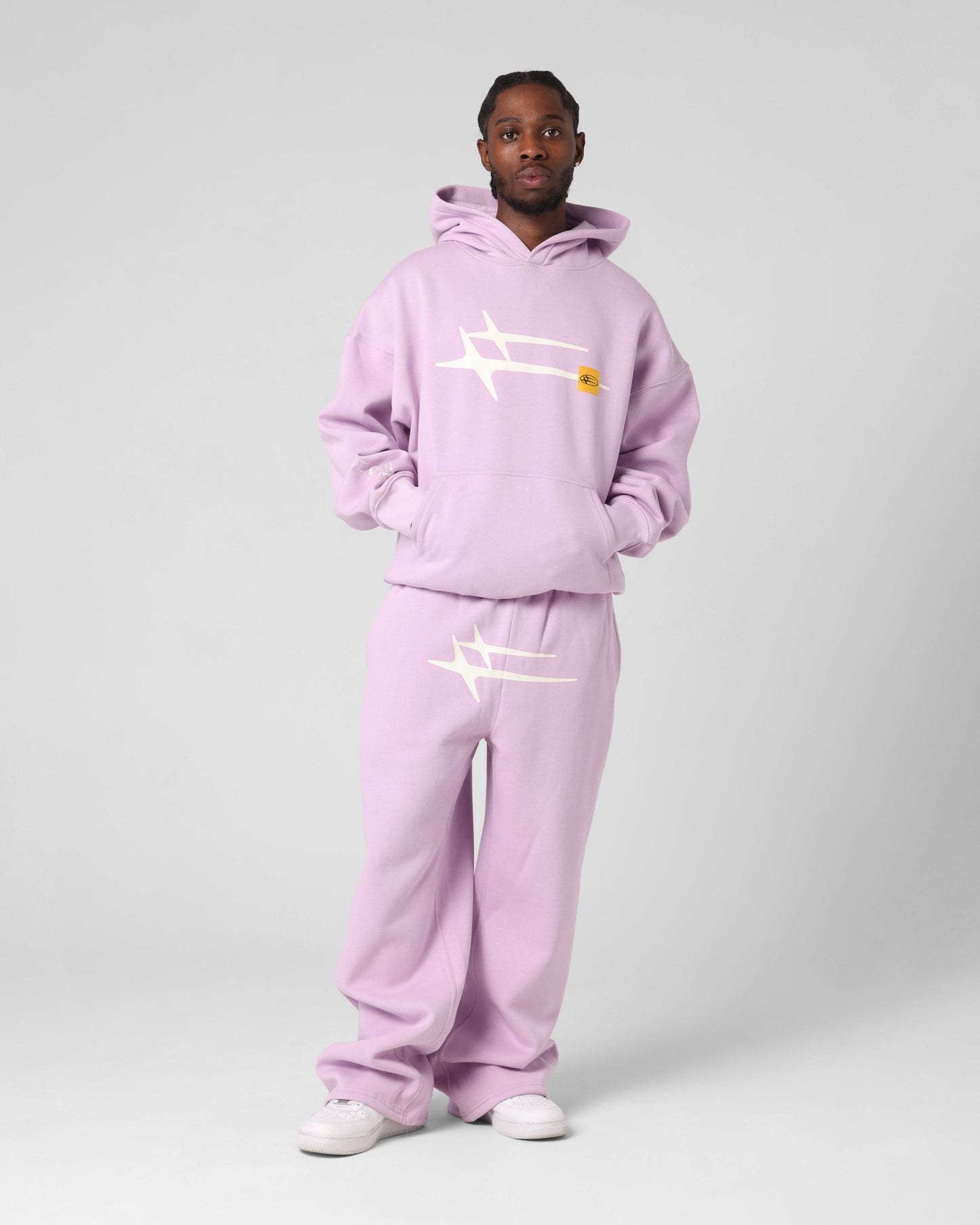 Loiter Hybrid Premium Hoodie Lilac