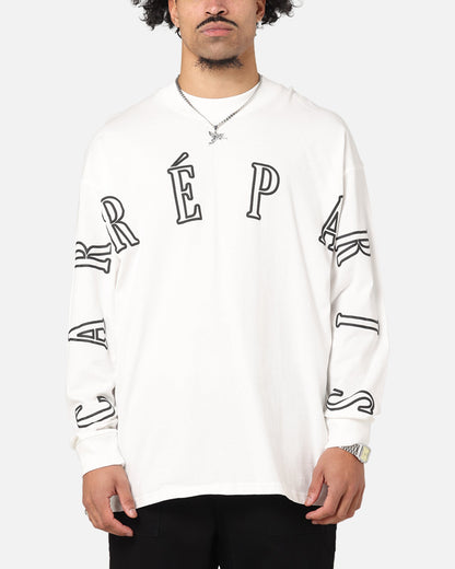 Carre Global Oversized Long Sleeve T-Shirt Off White