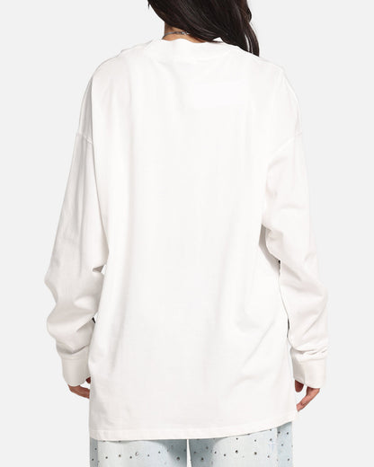 Carre Global Oversized Long Sleeve T-Shirt Off White