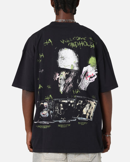 73 Studio X DC Batman Arkham Asylum Vintage T-Shirt Navy