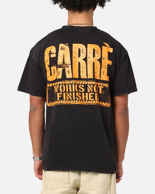 Carre Trenches T-Shirt Black Acidwash