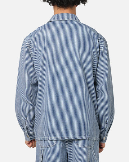 XXIII Striped Work Jacket Navy Stripe