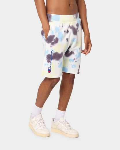 Champion Reverse Weave Cloud Dye Cut-Off Shorts Print 3c7