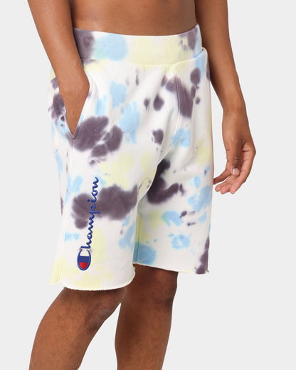 Champion Reverse Weave Cloud Dye Cut-Off Shorts Print 3c7