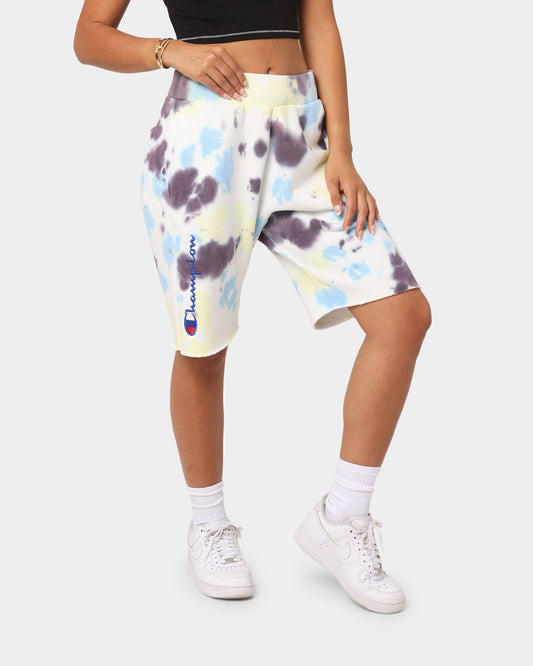 Champion Reverse Weave Cloud Dye Cut-Off Shorts Print 3c7
