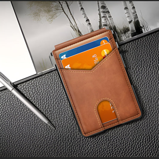 Mens Minimalist Wallet 13 Cards