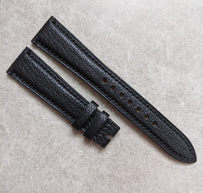 Alran Chevre Goatskin Strap - Black
