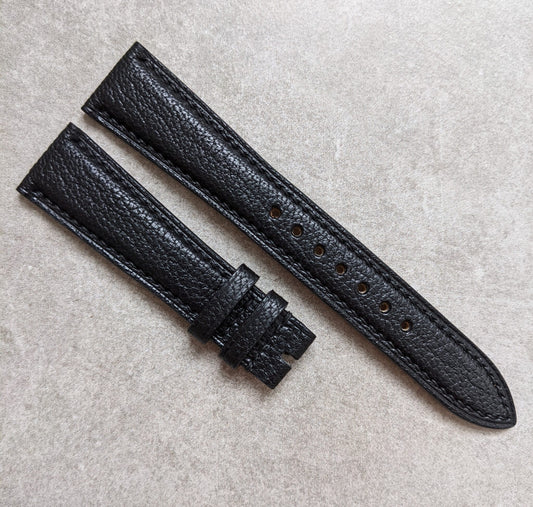 Alran Chevre Goatskin Strap - Black
