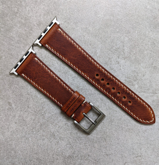 Apple Watch Strap - Badalassi Wax Tan Brown
