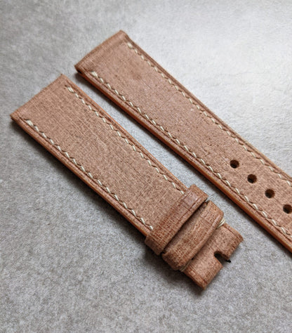 Babele Calfskin Watch Strap - Natural