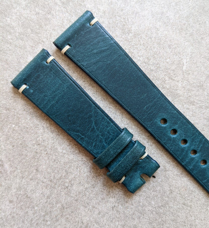 Badalassi Wax Minimal Stitch Strap - Ocean
