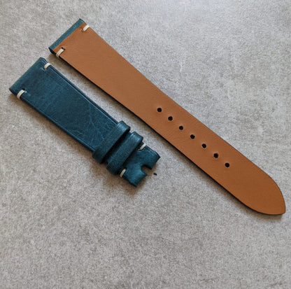 Badalassi Wax Minimal Stitch Strap - Ocean