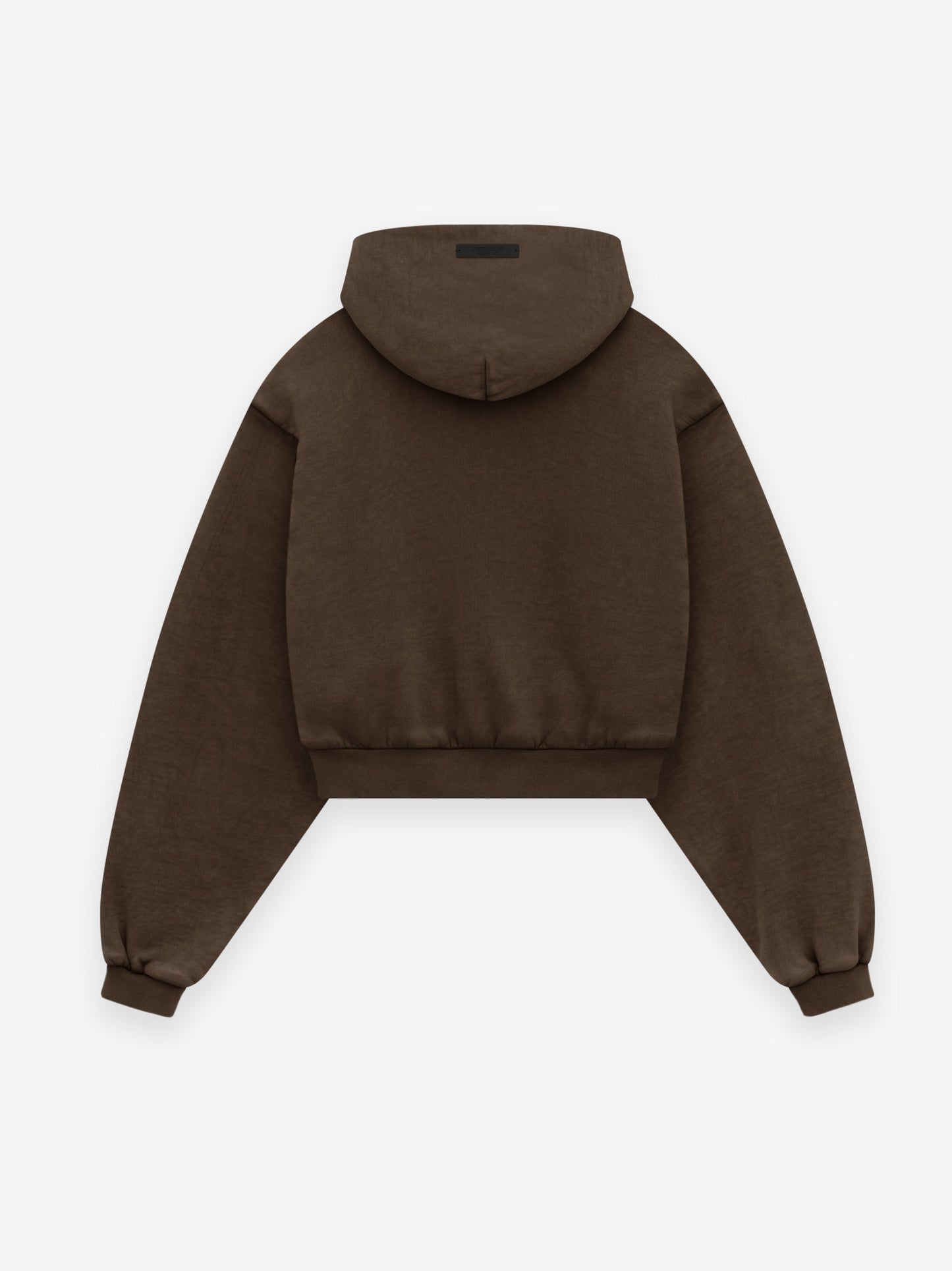 Women's Heavy Fleece Cropped V-Neck Hoodie