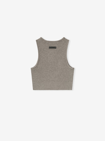 Womens Soft Rib Knit Sport Tank