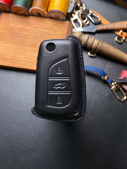 Leather Key Case for Ford Everest, Titanium