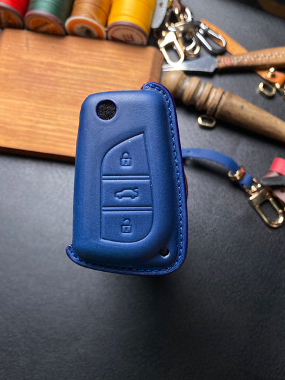 Leather Key Case for Ford Everest, Titanium
