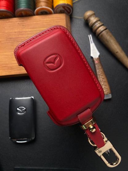 Leather Key Case for Mazda (2024), Mazda3 (2020-2023)