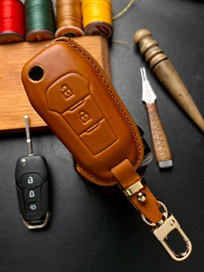 Leather Key Case for Ford Wildtrak, Ranger XLS, XLT (2018–2021)