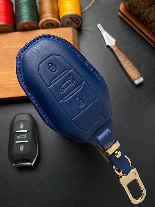 Leather Key Cover for Peugeot 2008 / 3008 / 5008