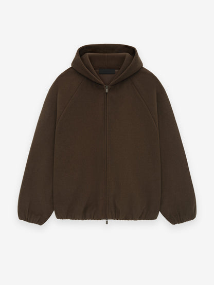 Brushed Hooded Bomber