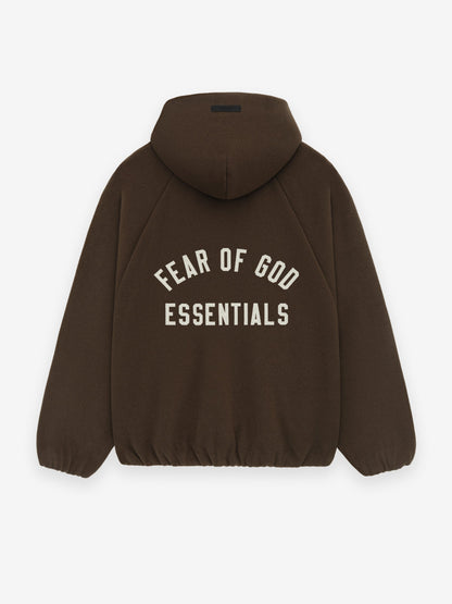 Brushed Hooded Bomber