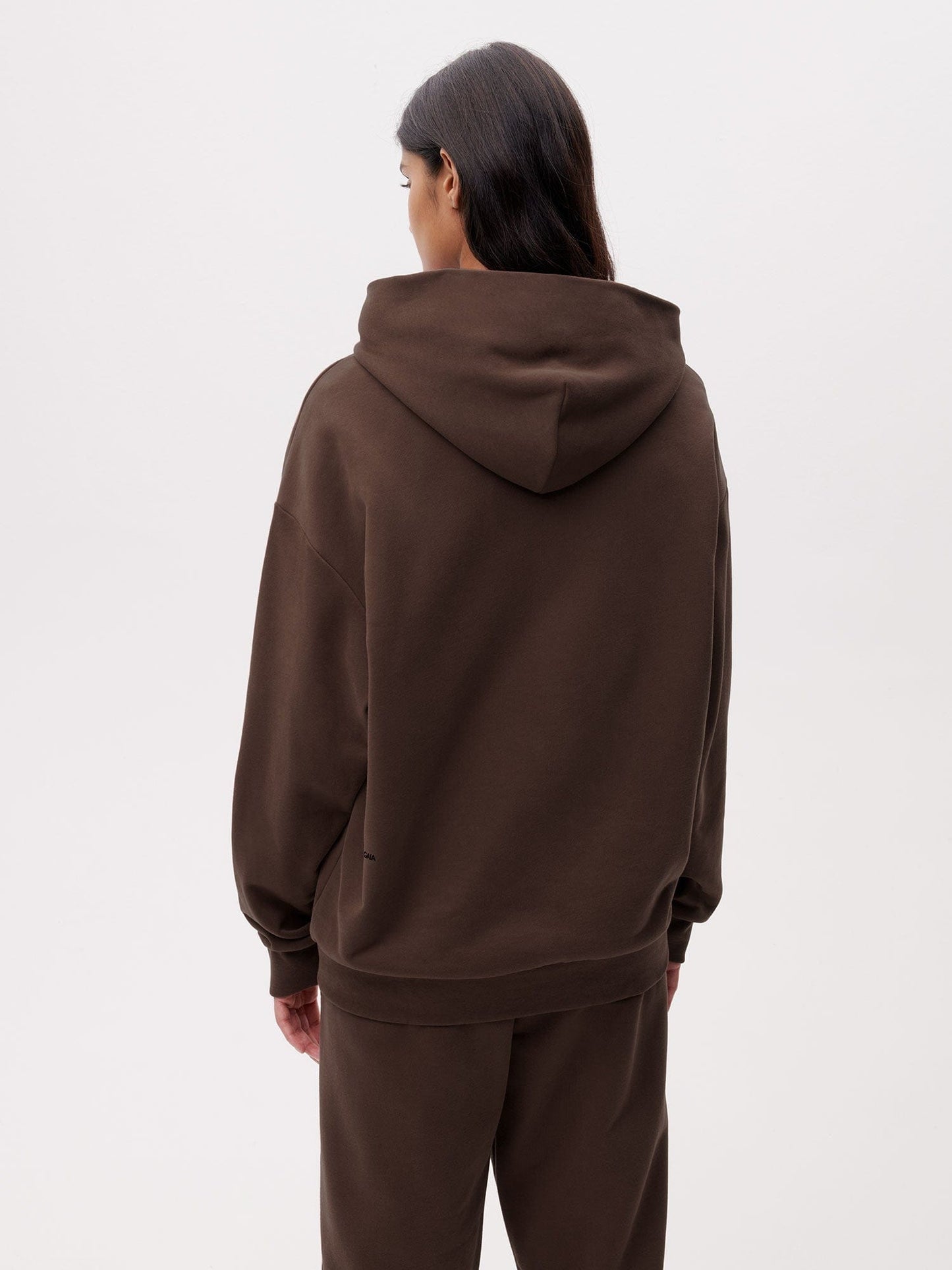 Womens 365 Midweight Hoodie—chestnut brown