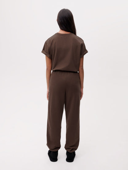 Womens 365 Midweight Track Pants—chestnut brown