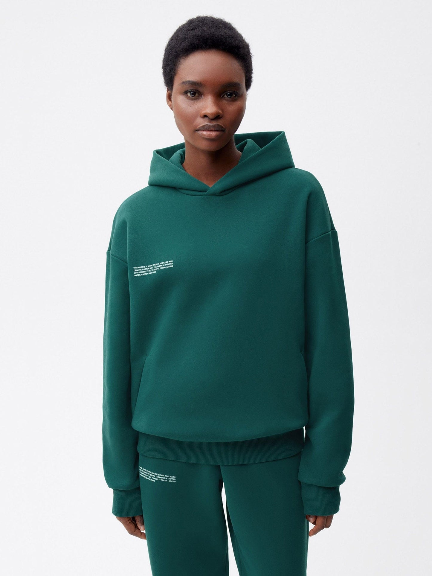 Womens 365 Heavyweight Hoodie—foliage green