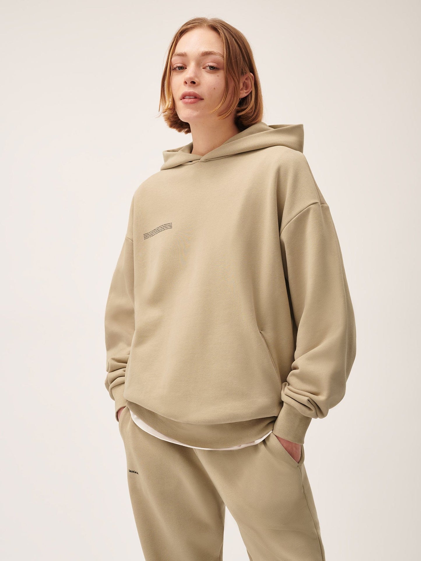 Womens 365 Midweight Hoodie—birch beige