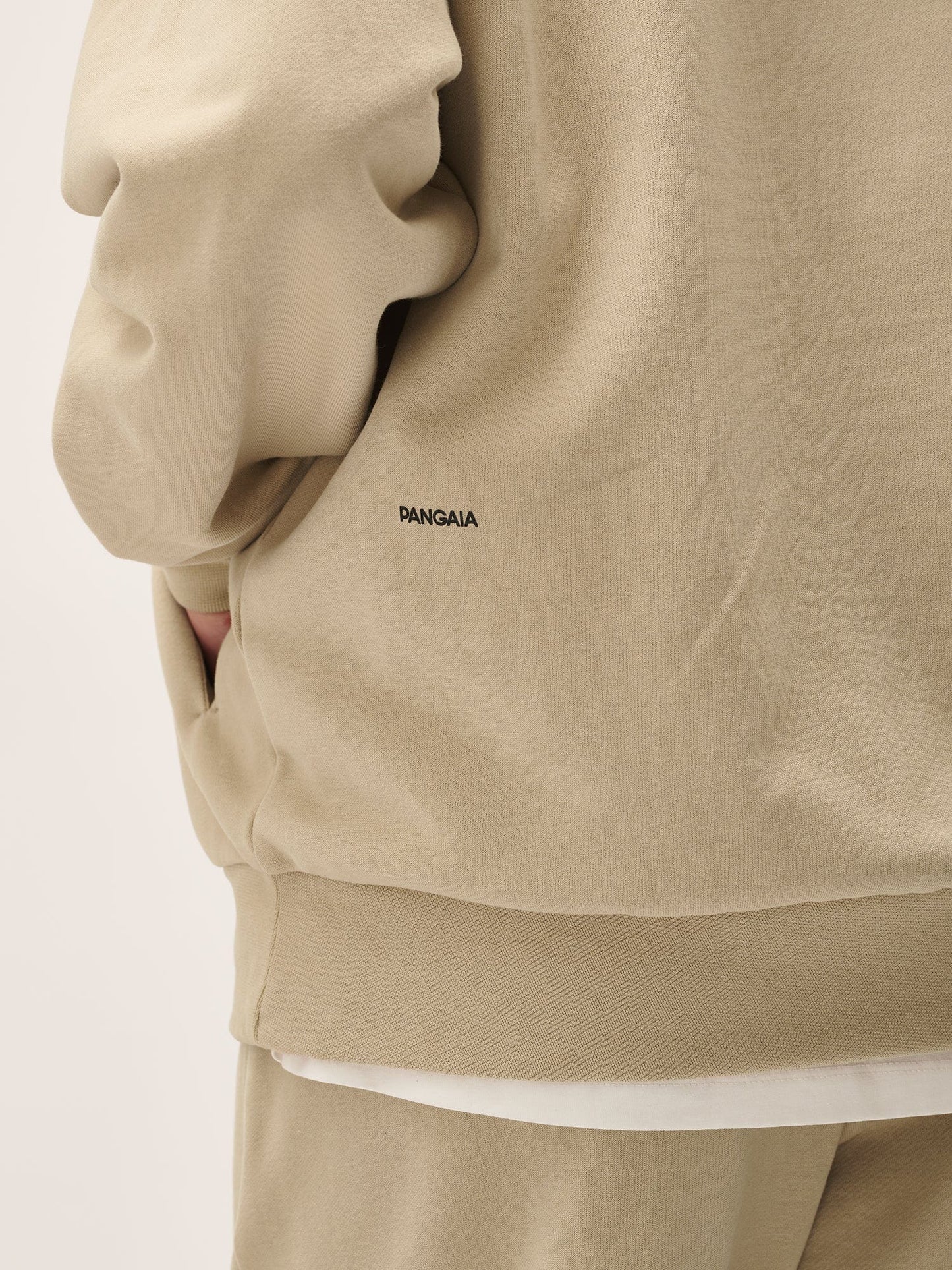 Womens 365 Midweight Hoodie—birch beige