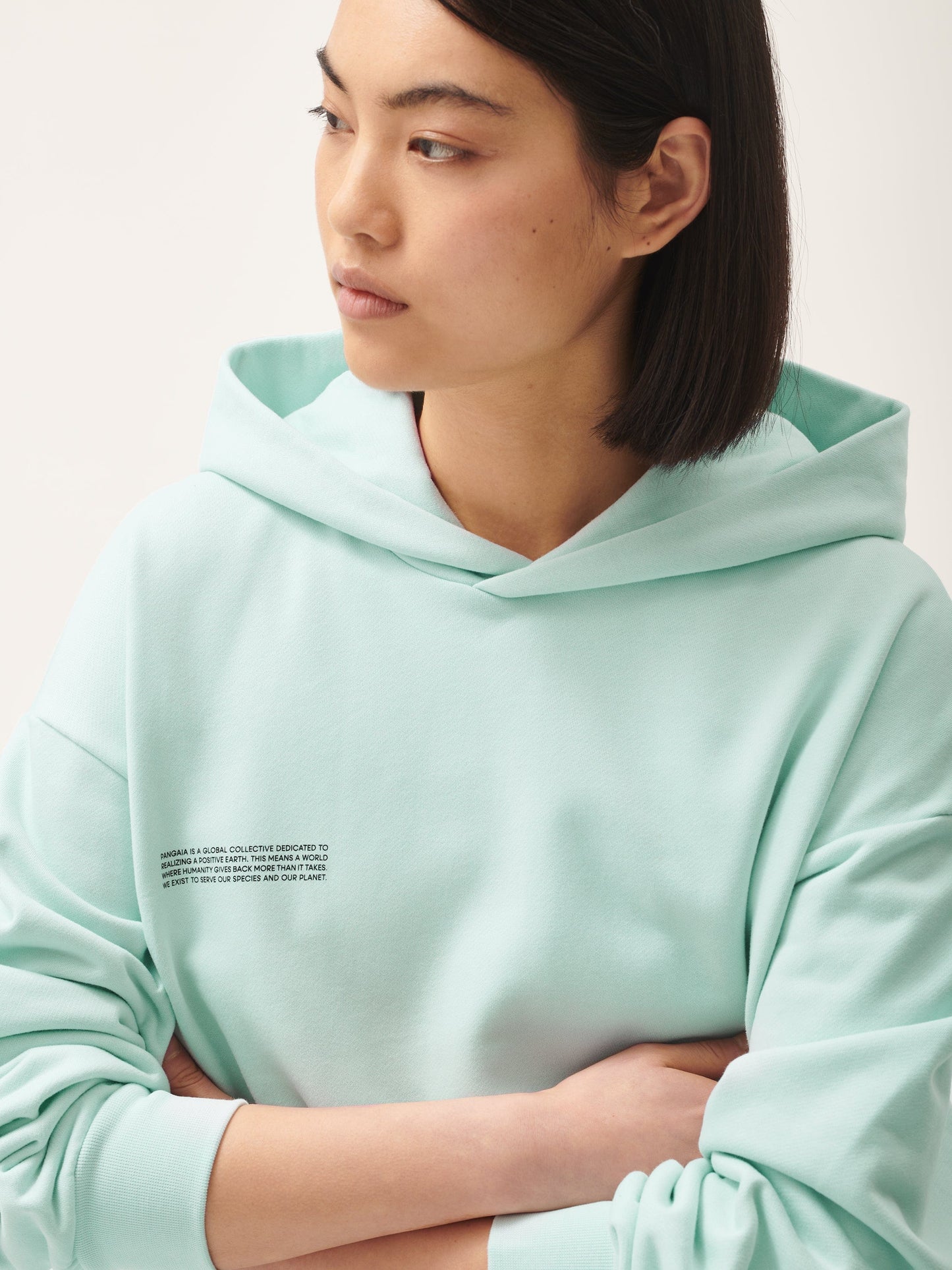 Womens 365 Midweight Hoodie—reflect blue