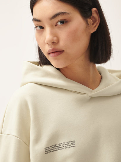 Womens 365 Midweight Hoodie—travertine beige