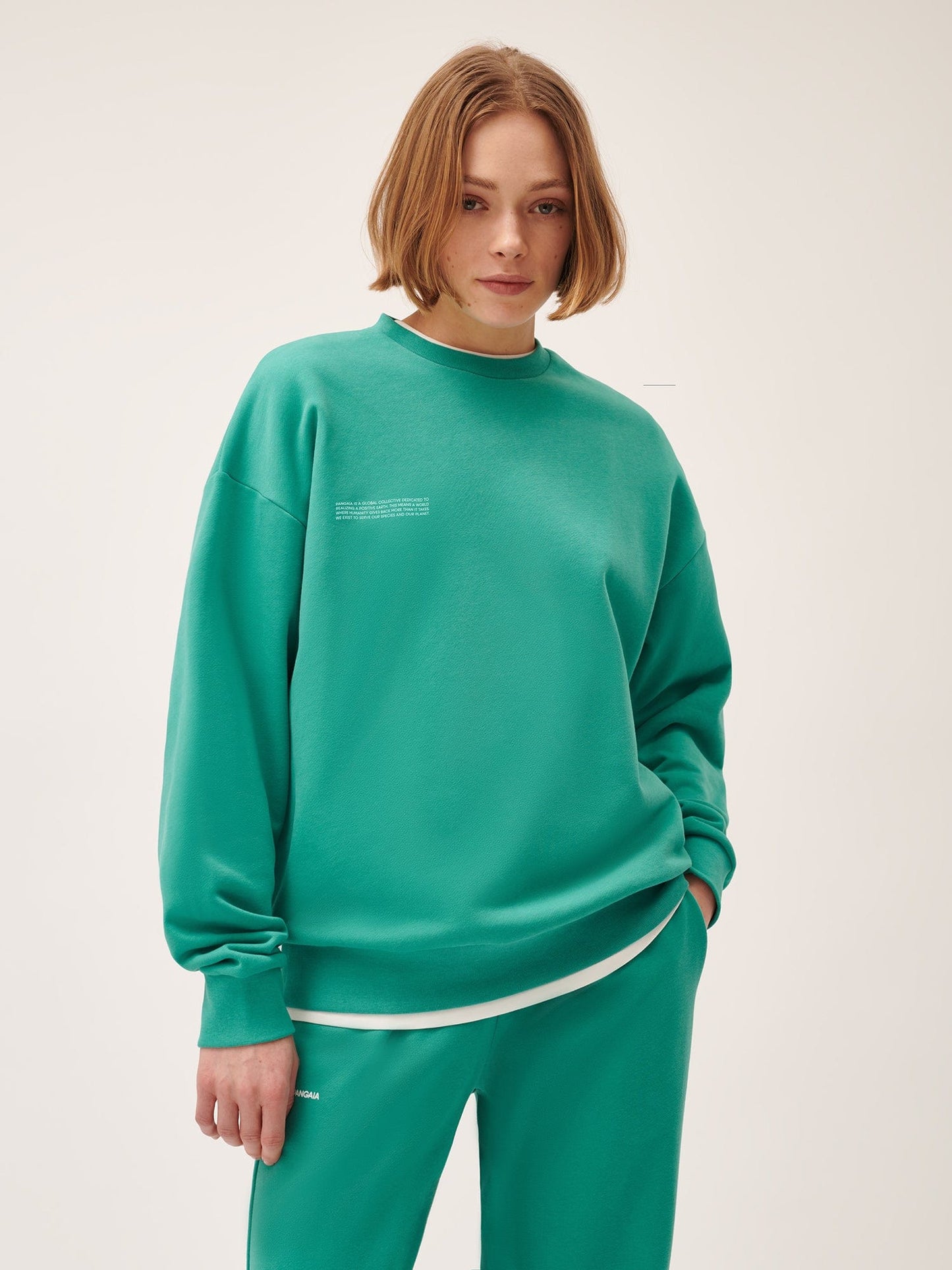 Womens 365 Midweight Sweatshirt—mangrove turquoise