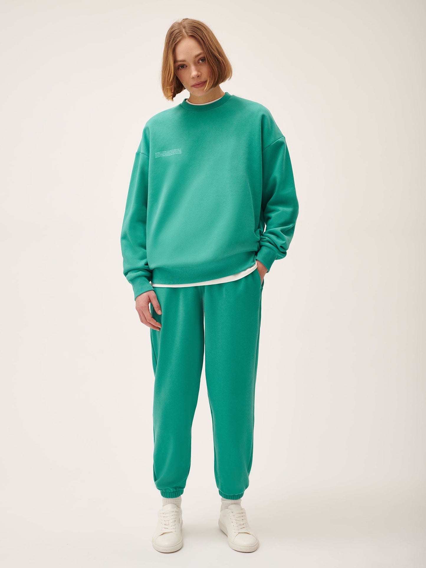 Womens 365 Midweight Sweatshirt—mangrove turquoise