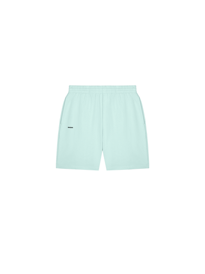 Womens 365 Midweight Mid Length Shorts—reflect blue